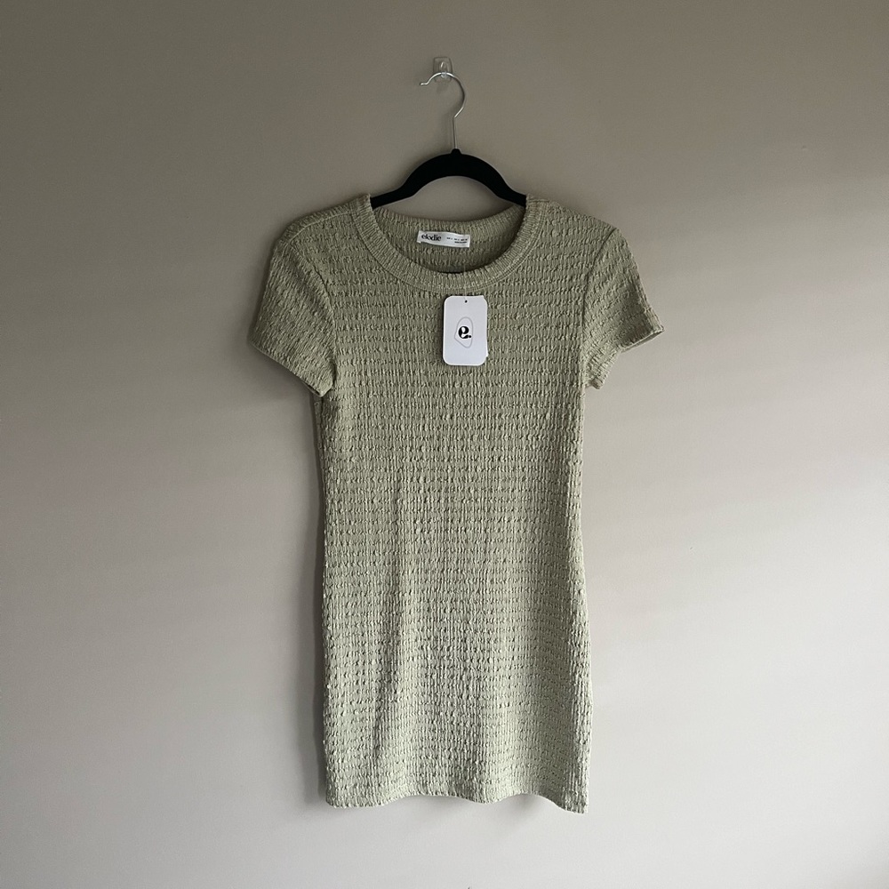 Green Ruched Dress